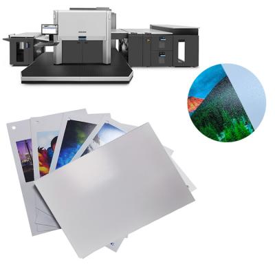 China Premium 230gsm Waterproof Luster Satin Digital Press Paper For HP Indigo 20000 for sale