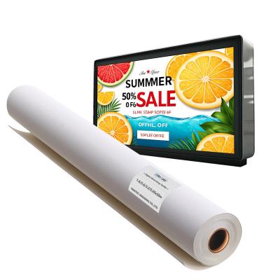 China Matte Light Box Waterproof Backlit Textile Sublimation UV Ink Fabric Roll for sale