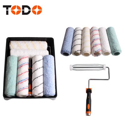 China Tool TODO Decoration TOOLS High Quality Microfiber Roller Covers Paint Roller Set for sale