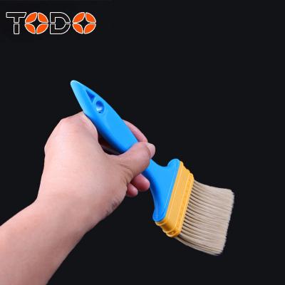 China Oil Painting Brush TODO PET Tapered Plastic Filament Cover Nylon Paintbrush for sale