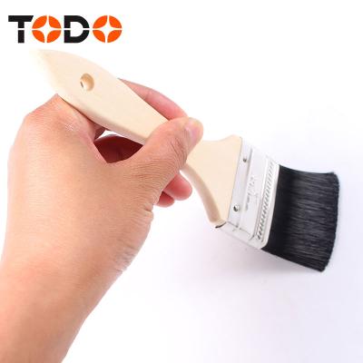 China TODO Oil Paint Brush Whitening With Wooden Handle Cheap Paint Brushes for sale