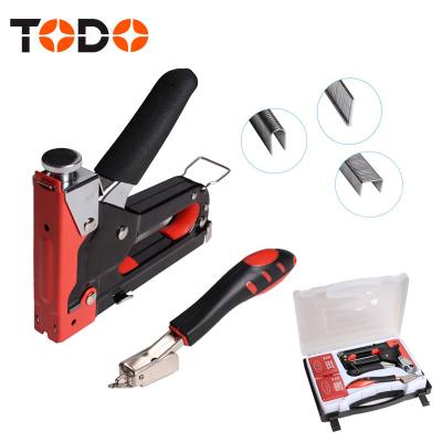 China Furniture TODO TOOL 3 in 1 Staple Gun Kit with Satple Remover for sale