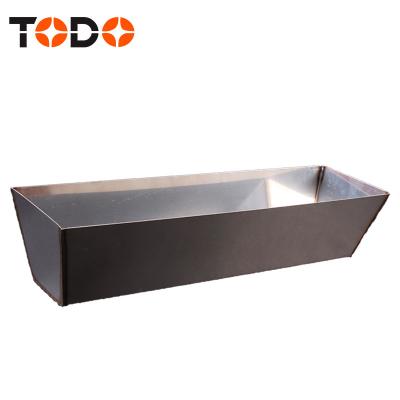 China TODO Convenient Tools 0.7mm Thickness Ez Handle Stainless Steel Mud Pan for sale