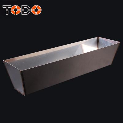 China TODO Convenient Tools Thicken 0.8mm Thickness Stainless Steel Drywall Mud Pan for sale