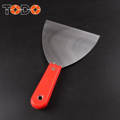 China Plastic Stainless Steel Blades Putty Scrapers Knife Polishing Handle for sale