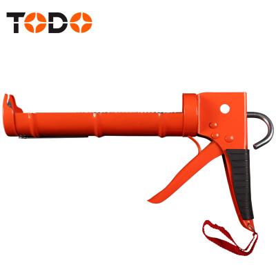 China TODO Tool 9inch Semicircle Silicon Sealing Manual Caulking Gun with Teeth and Needle for sale