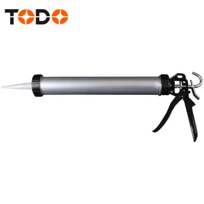 China 0.8 Mm Thickness TODO Aluminum Pipe Tools Aluminum Tube Sausage Silicone Caulking Gun for sale