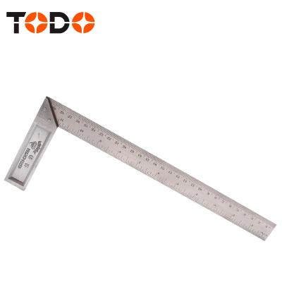 China TODO Woodworking Tools Tools Angle Metal Square Ruler Stainless Steel Measuring Tool for sale