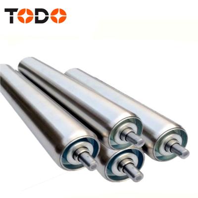 China Garment Shops TODO TOOLS Unpowered Spring Loaded Galvanized Conveyor Roller for sale