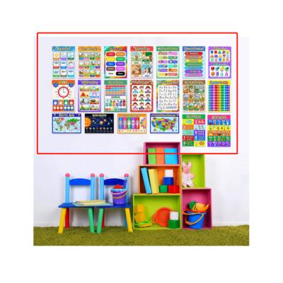 China Children Study Educational Kids Popular Education Wall Schedule Custom Poster for sale