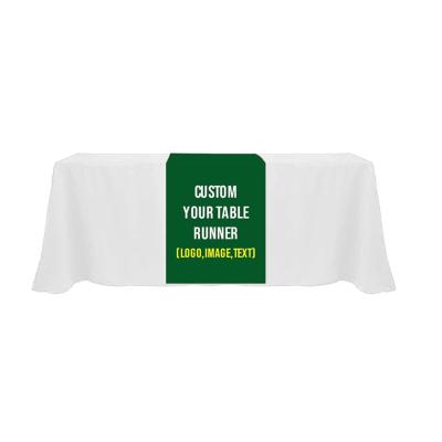 China XIaoHe waterproof wholesale factory fast delivery tablecloth can print picture apparel display tablecloth for sale