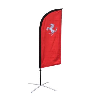 China Advertising Outdoor Custom Size Flags Feather Flag Beach Flag With Heavy Duty Base for sale