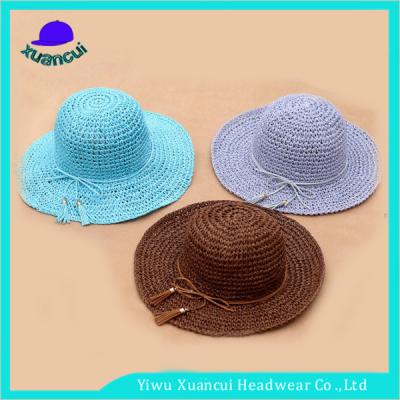 China China Supplier Checked Wholesale Multicolor Cheap Ladies Straw Hats Island Paper Straw Hats For Women for sale