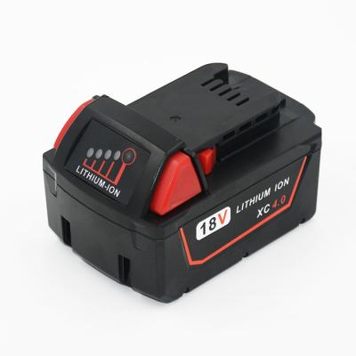 China Power tools M18 18V 3.0Ah 4.0Ah 5.0Ah 6.0Ah lithium battery replacement for Milwaukee 48-11-1852 48-11-1840 M18 battery 48-11-1850 for sale