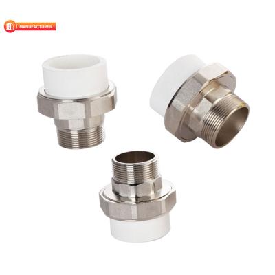 China Connect Pipes Hot Sale Plastic PPR Pipe Fitting Thread External Tee for sale