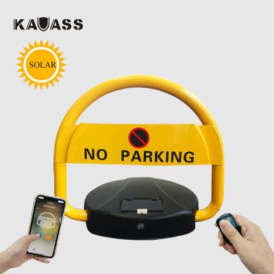 China 2000KG Remote Control Car Solar Power App No Parking Space Lock Saver Smart Blocker With Solar Panel for sale