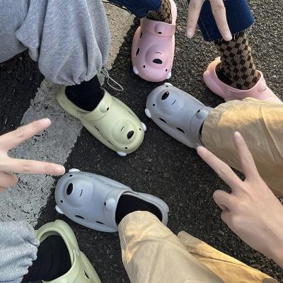 China Fashion Trend EVA Polar Bear Couples Family Slippers Adult Slippers Flip Flop Sandals Shoes Summer Outdoor Beach Slippers For Women Men for sale