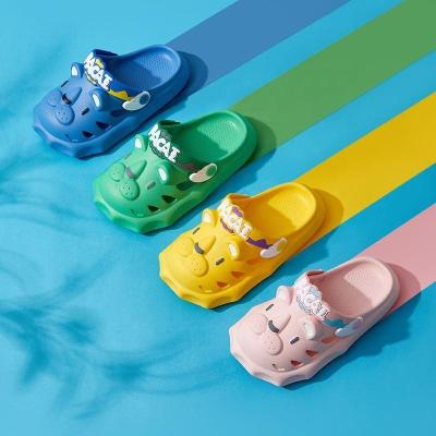 China Kids EVA Home Children Sandals Kids Shoes Fashion Lion Massage Beach Outdoor Anti Slip Slippers Slips Slippers for Girls Boys for sale