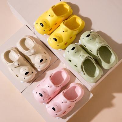 China Outdoor Couples Slippers Summer Polar Bear Children Kids EVA Deodorization Family Unisex Flip Flops Beach Slides Slippers Sandals For Boy for sale