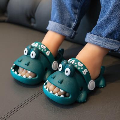 China Lightweight Home Custom Men's Kids Slippers Custom Soft Children's Slippers Sandals Shoes OEM Lovely Slippers EVA Dinosaur Flip Flops Slippers for sale