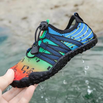 China Kids Toddler Sweat-absorbent Beach Shoes Water Shoes Non-slip Uphill Swim Shoes For Boys Girls Pool Beach for sale