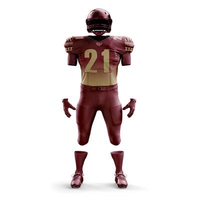 China Plus Size American Football Antibacterial Tank Top Customize Jerseys College Sports American Football Uniforms Printing Logo Design for sale