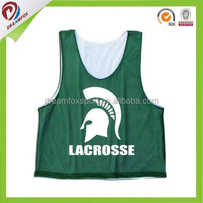 China 100% Mesh Polyester Breathable Polyester Custom Cheap Reversible Lacrosse Aprons for sale