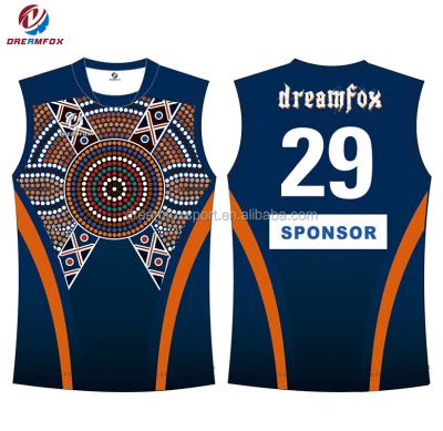 China Wholesales Antibacterial Custom Sublimation AFL Native Sweatshirts Native Design For Native AFL Shirts for sale