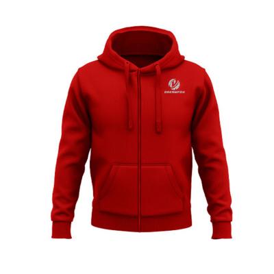 China Anti-pilling latest pullover custom hoodie printing full sublimation red color men hoodies wholesale sweatshirt with pocket design logo for sale