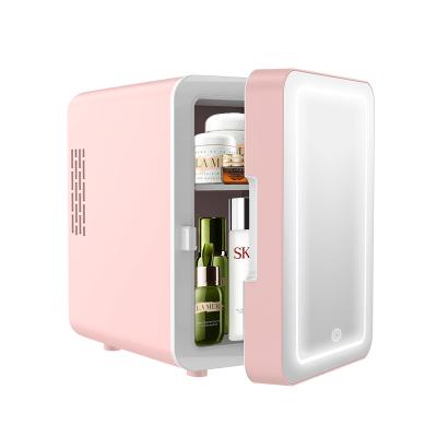 China THERMOELECTRIC Mini Car Fridge Household Cooler 12V Portable Refrigeration Compact Plastic Fridge With Glass Door for sale