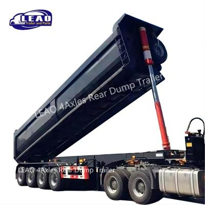 China Haul All Kinds Of Ore/Coal/Stone/Sand/Cargo Loading Heavy Duty Trailer 3/4/5 Axles Rear End Tipper Dump Trailer Truck Hydraulic Dump Trailer for sale