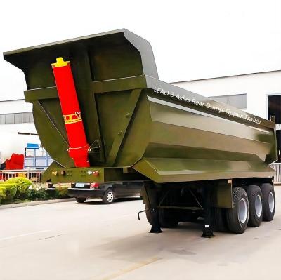 China Transport All Kinds Of Ore/Coal/Stone/Sand/Cargo Loading 32/35/45 Cubic Meter Rear 3/4 Axles Tipper Truck/Tipper Semi Trailer For Africa Market for sale