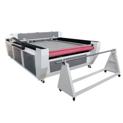 China Laser CUTTING Large Size CO2 Fabric Laser Cutter Cutting Machines Laser Cutter With Conveyor for sale