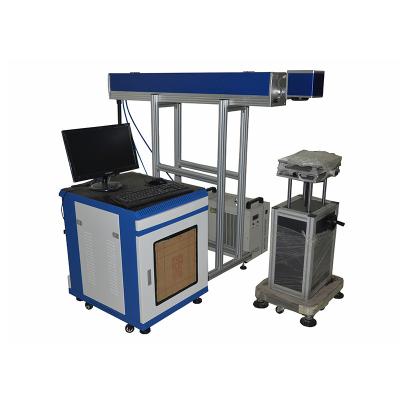 China Laser Marking 80w 100w CO2 Galvo Laser Marking Machine For Wood Leather for sale