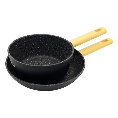 China Sustainable Nonstick Cookware Set - Nonstick Frying Pan and Pan, All Stove Tops Compatible, PTFE and PFOA Free for sale