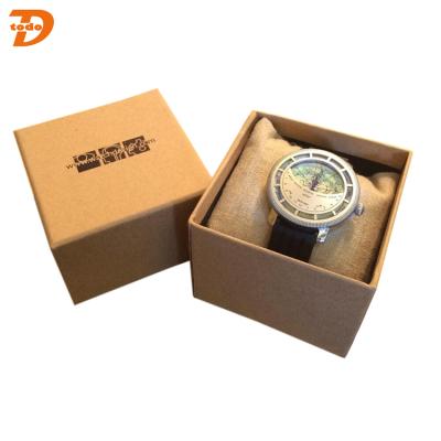 China Recyclable Recyclable And Recycled Materials Feature And Paper , Cardboard Material Kraft Paper Watch Box for sale