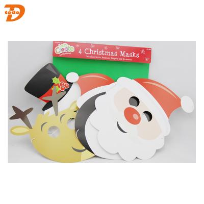 China Paper Gift /Label Christmas Greeting Card Set With Hanging Polybag for sale