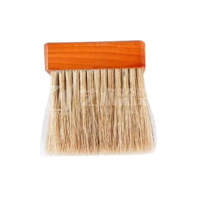 China Hot Selling B-5 Handle Square Faux Wood Texture Wall Finish Artist Bristle Painting Brush Finishing Brush for sale