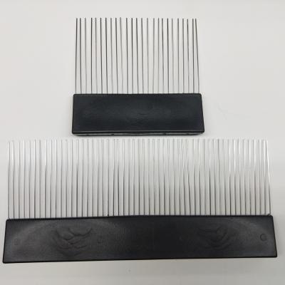 China Stainless Steel Plastic Pin Wall KSL24 Artist Faux Finishing Texture Brush Handle Effect Painting Canvas Brush for sale