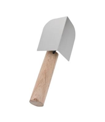 China painting & Putty Handle Corner Trowel Stainless Steel Wood Concrete Applicating Trowel Inside Three Quarter Corner Adjustable Corner Trowel for sale