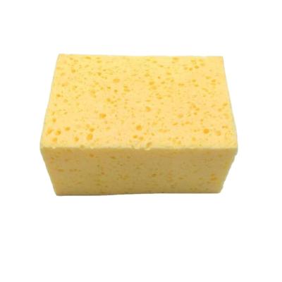 China SB-MBGF Yellow Rectangle Wall Painting Tools Yellow Rectangle Good Absorption Color Wash Faux Finish Wood Finishing Wood Pulp Outdoor Sponge for sale