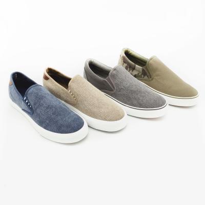 China Fashion Trend High Quality Durable Slip On Sole Vulcanized Canvas Rubber Men Sports Shoes for sale