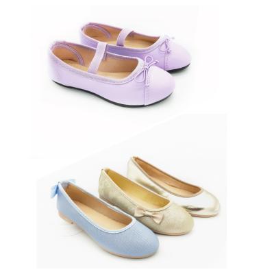 China Hot Sale Fashion Princess Girls Shoes Flat Bowknot Kids Dancing Shoes Slip On Casual Kids Pumps Shoes for sale