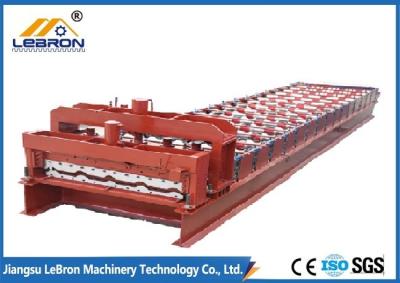China Rote Farbe glasierte die Fliesen-Rolle, die Maschine, die CNC-Steuerdachplatte bildet, die Maschine bildet zu verkaufen