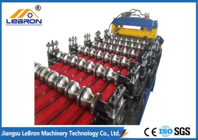 China Blaue Fabrik 2018 des Farb-neuen Typs liefern direkt Farbdie stahl glasig-glänzende Fliesen-Rolle, die automatische Maschine CNC-Steuerung bildet zu verkaufen