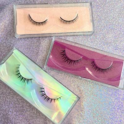 China Long Natural FDshine Ready To Ship Handmade Bottom Lashes Fake Eyelash for sale