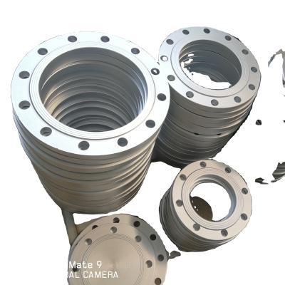 China Tools ANSI DIN Standard A105 Carbon Steel Slip On Flat Plate Face Pipe Flanges for sale