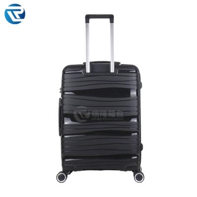 China Custom Logo pp Hard Case Design Durable Business Travel Suitcase Outdoor Moving Boarding Unique Set for sale