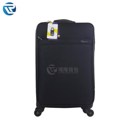 China Factory Cloth Outdoor Travel Boarding Expandable Soft Shell Suitcase Traveling Luggage Set Oxford Carry On Trolley Luggage Set Soft Sided for sale