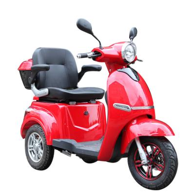 China Environmental Friendly Fashion Three Passenger Adult Electric Tricycle Older Wheel Travel Scooter for sale